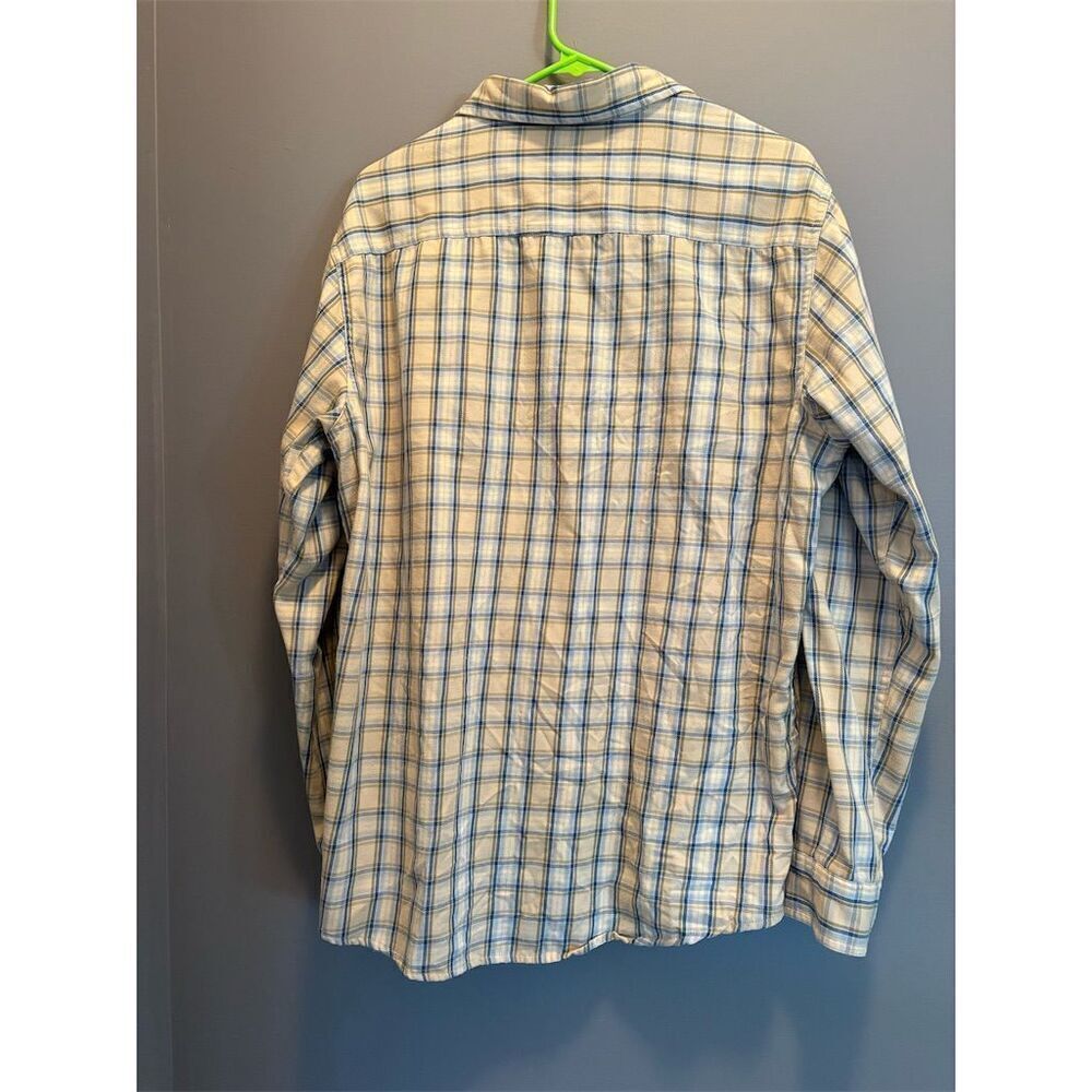 *3/$15 GH Bass Men's Plaid Long Sleeve Button-Up Shirt Size L Multicolor - Picture 6 of 8